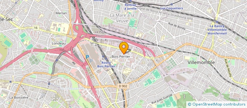 localisation de l'entreprise RIPOSTE à ROSNY-SOUS-BOIS