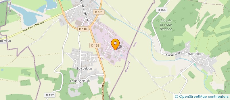 localisation de l'entreprise RIPOSTE LAIQUE à GISORS
