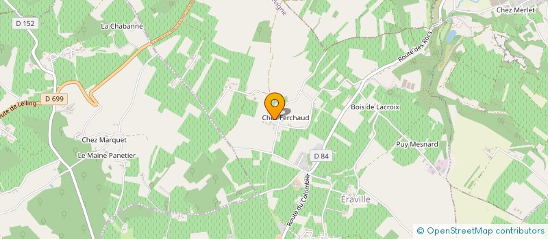 localisation de l'entreprise RIPPE à BELLEVIGNE
