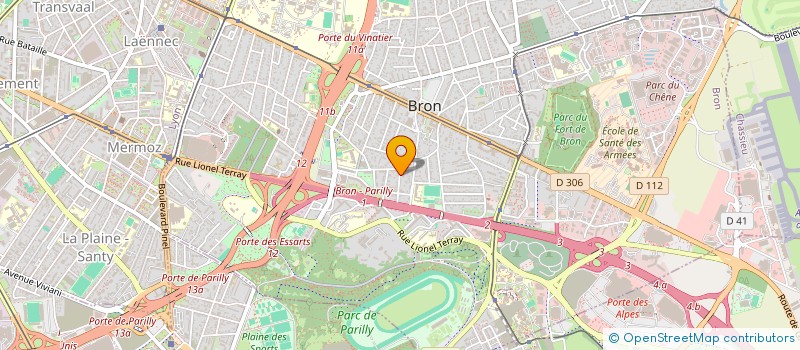 localisation de l'entreprise RIPSIME  BRON