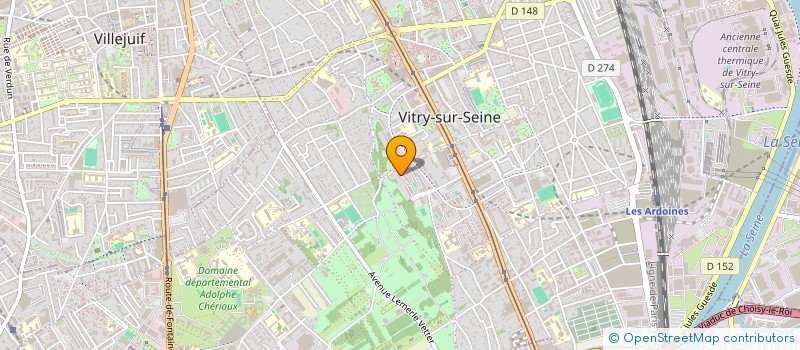 localisation de l'entreprise RIQUARTSHOALEH  VITRY-SUR-SEINE