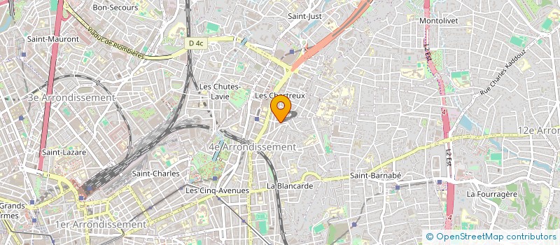 localisation de l'entreprise RIQUEAU PUJOL à MARSEILLE