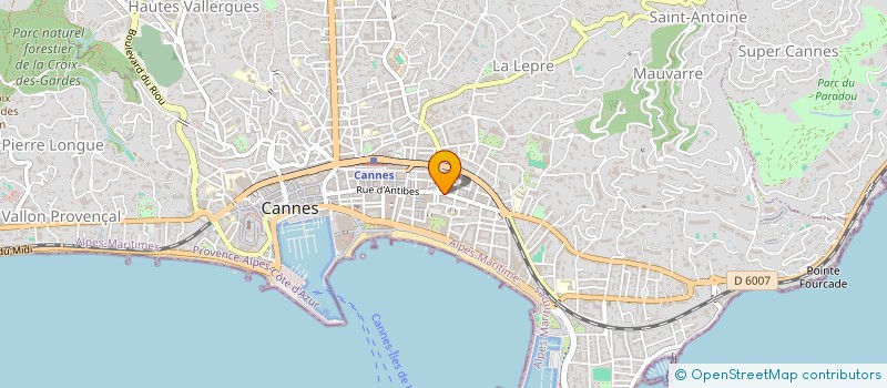 localisation de l'entreprise RIQUEBONNE à CANNES