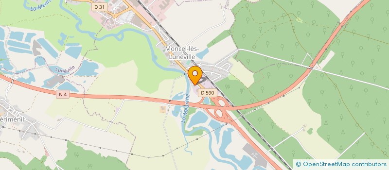 localisation de l'entreprise RIQUET  MONCEL-LES-LUNEVILLE