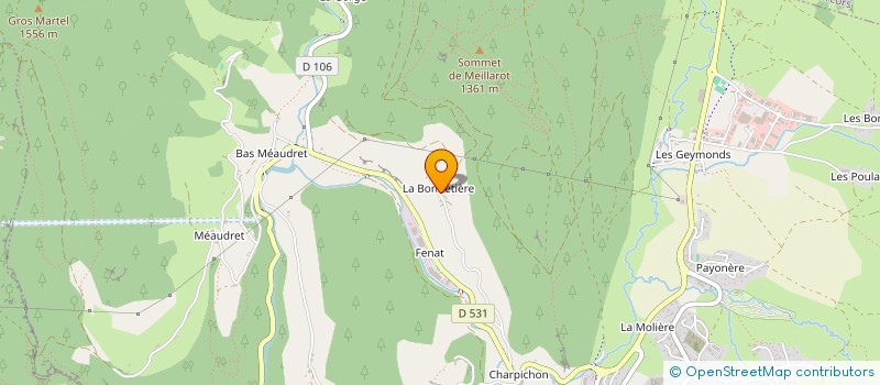 localisation de l'entreprise RIQUET MALOU  VILLARD-DE-LANS