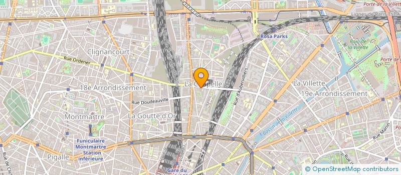 localisation de l'entreprise RIQUET PRESSING  PARIS