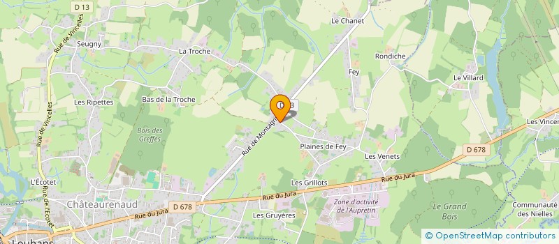 localisation de l'entreprise RIQUET ROLLER à LOUHANS