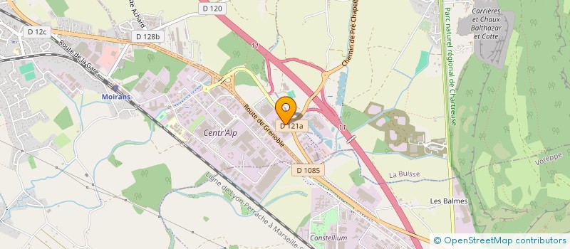 localisation de l'entreprise RIQUET SPORT  SAINT-JEAN-DE-MOIRANS