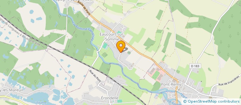 localisation de l'entreprise RIQUIER HOIN  EAUCOURT-SUR-SOMME