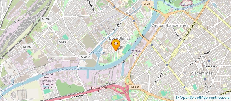 localisation de l'entreprise RIQUITA à LILLE