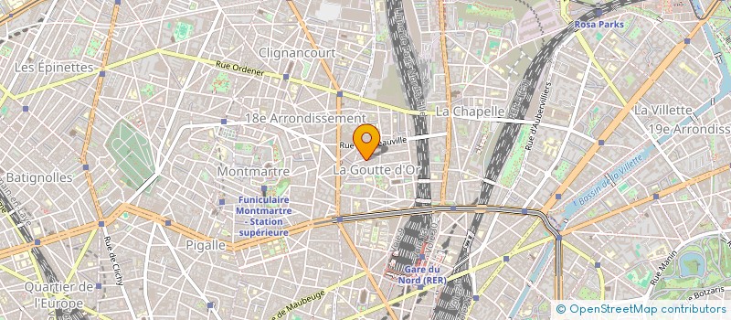 localisation de l'entreprise RIRE D'ETOILES (RE)  PARIS