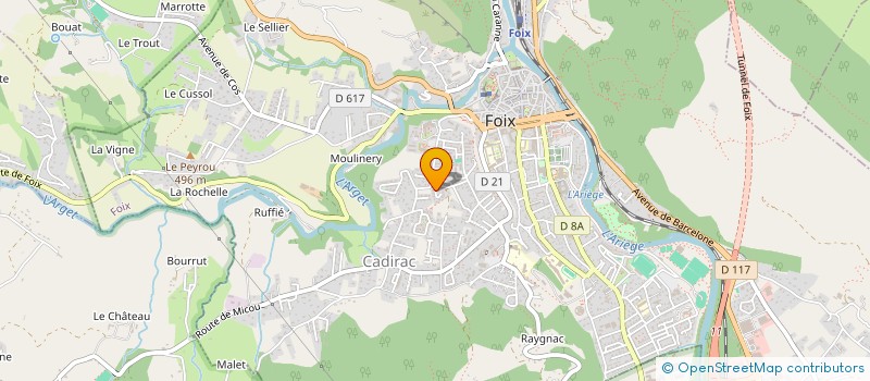 localisation de l'entreprise RIRE DE BON COEUR à FOIX