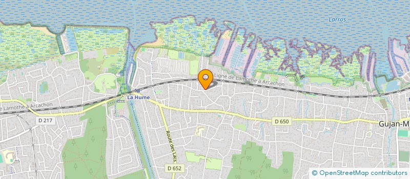 localisation de l'entreprise RIRE ET MAGIE  GUJAN-MESTRAS