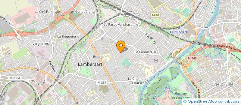 localisation de l'entreprise RIRE POUR VIVRE à LAMBERSART