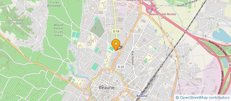 localisation de l'entreprise RIREANDA à BEAUNE