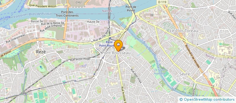 localisation de l'entreprise RIS 44  REZE