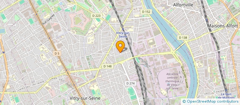 localisation de l'entreprise RIS  VITRY-SUR-SEINE