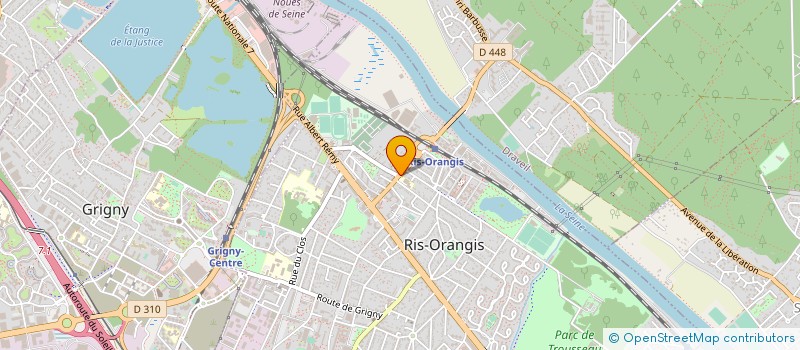 localisation de l'entreprise RIS AUTO CONTROLE à RIS-ORANGIS
