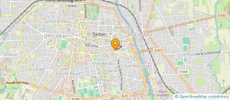 localisation de l'entreprise RIS'COCHER  TARBES