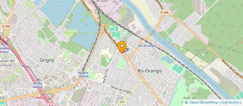 localisation de l'entreprise RIS IMMOBILIER à RIS-ORANGIS