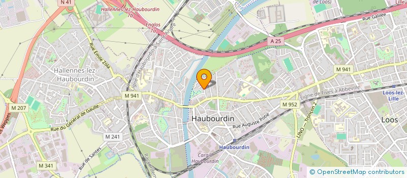 localisation de l'entreprise RIS IMMOBILIER  HAUBOURDIN