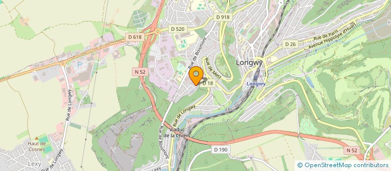 localisation de l'entreprise RIS-LSI à LONGWY