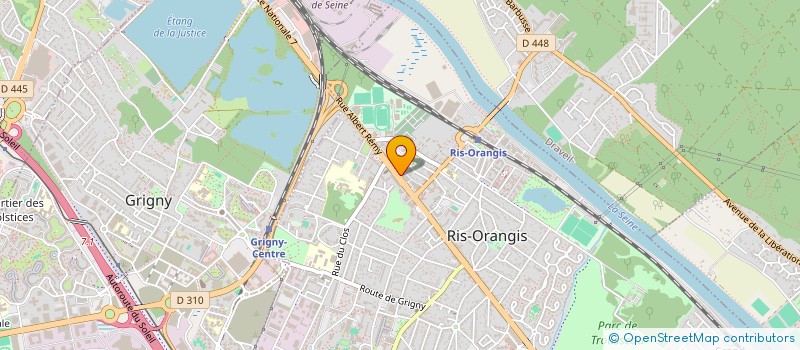 localisation de l'entreprise RIS MULTIMEDIA  RIS-ORANGIS