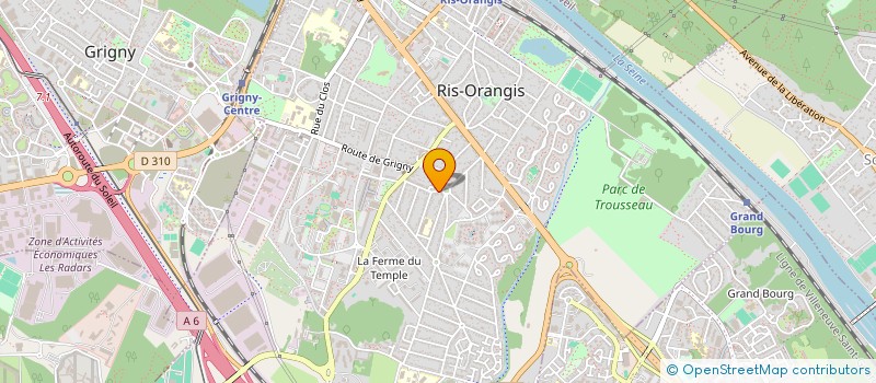 localisation de l'entreprise RIS PMS à RIS-ORANGIS