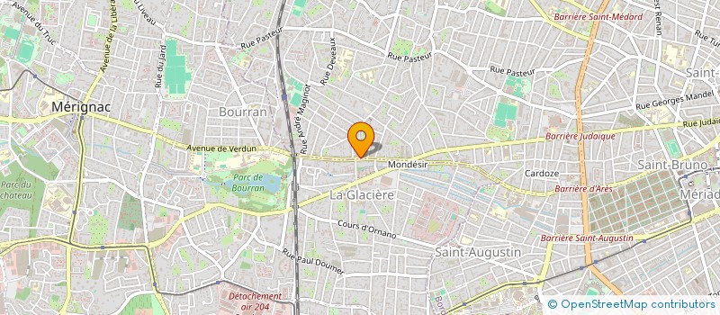 localisation de l'entreprise RISA CREDENE  BORDEAUX