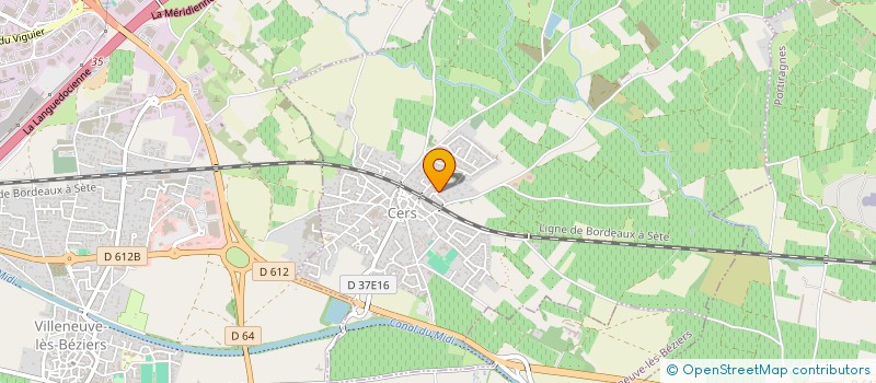 localisation de l'entreprise RISA GESTION  CERS