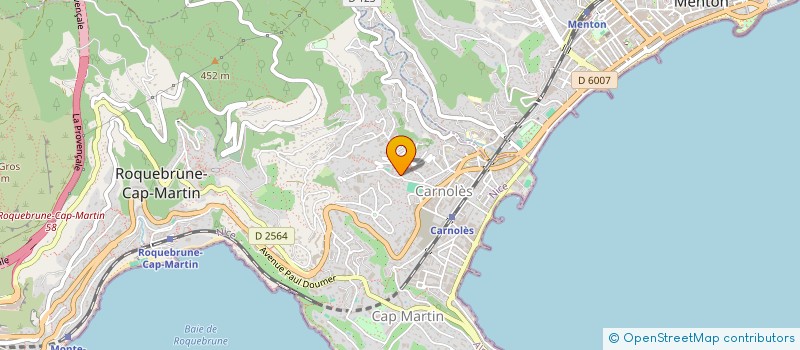 localisation de l'entreprise RISALSA  ROQUEBRUNE-CAP-MARTIN