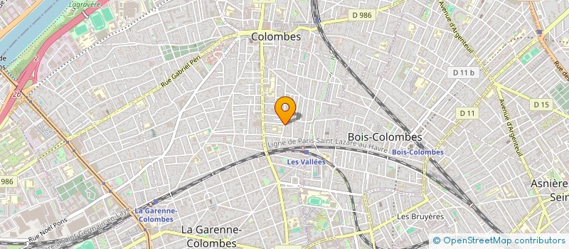 localisation de l'entreprise RISE & BLOOM à COLOMBES