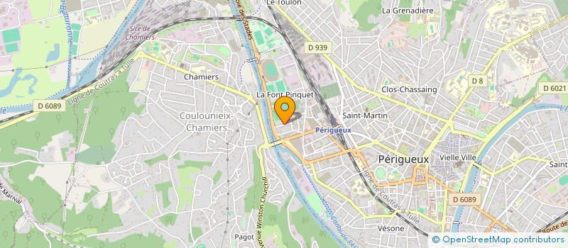 localisation de l'entreprise RISE DANCE STUDIO  PERIGUEUX