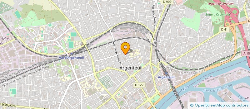 localisation de l'entreprise RISE DYNAMIC  ARGENTEUIL