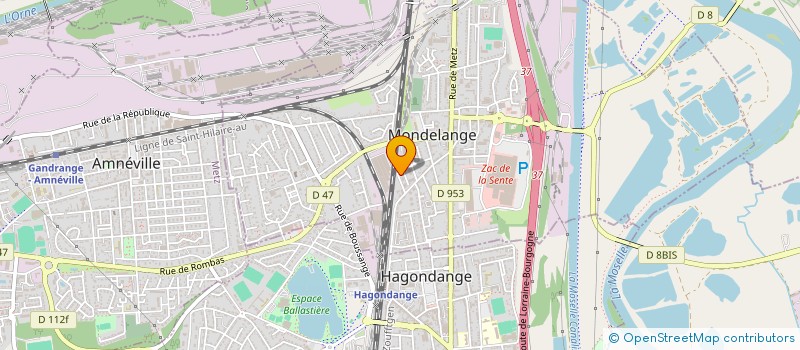 localisation de l'entreprise RISE SAS  MONDELANGE