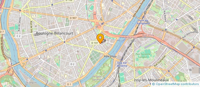 localisation de l'entreprise RISE&SMILE  BOULOGNE-BILLANCOURT