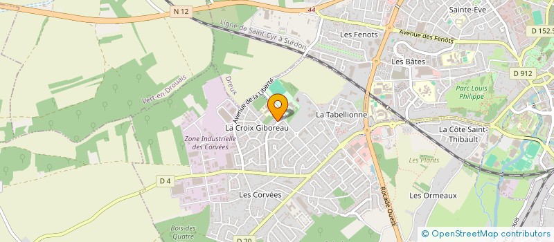 localisation de l'entreprise RISE UP à VERNOUILLET