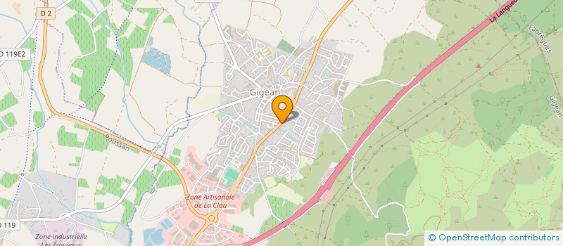 localisation de l'entreprise RISE UP ACADEMY  GIGEAN