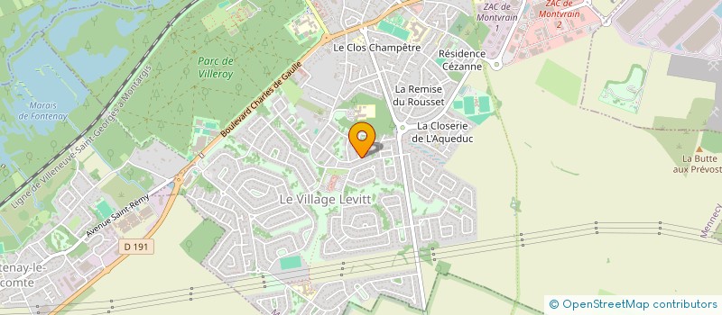 localisation de l'entreprise RISE-UP DIGITAL à MENNECY