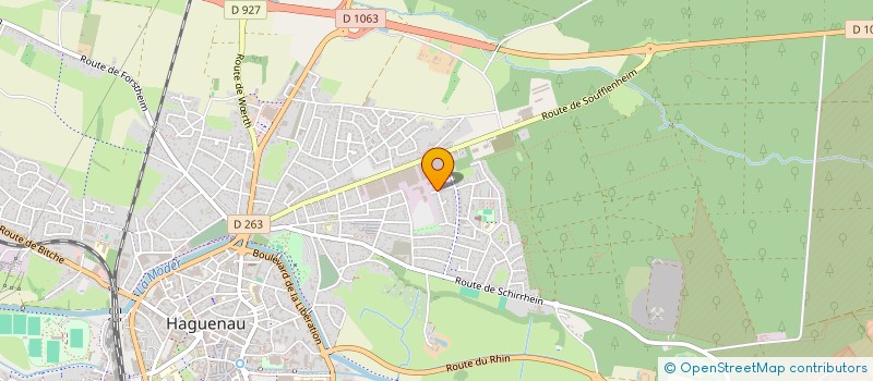 localisation de l'entreprise RISHADAN  HAGUENAU