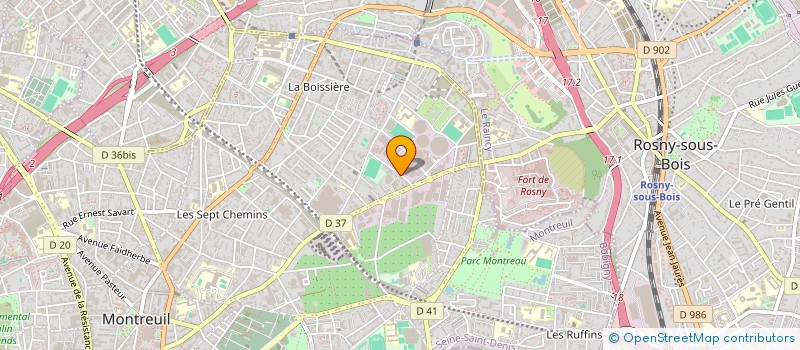localisation de l'entreprise RISHI ALIMENTATION à MONTREUIL