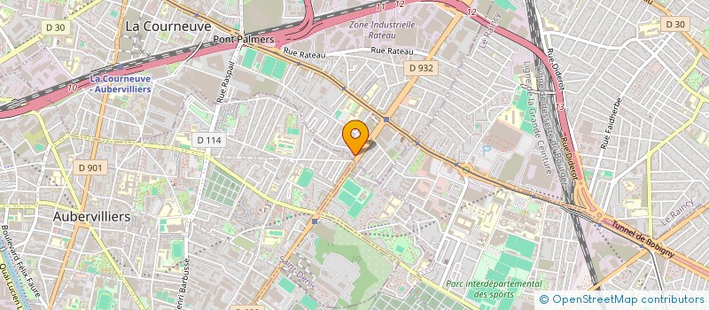 localisation de l'entreprise RISHIGESA à LA COURNEUVE