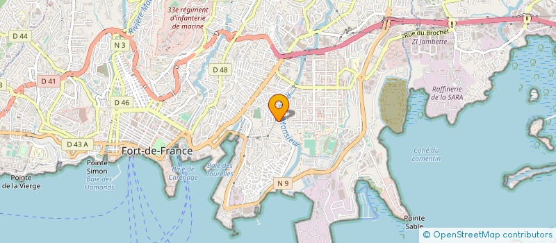 localisation de l'entreprise RISHOME à FORT-DE-FRANCE