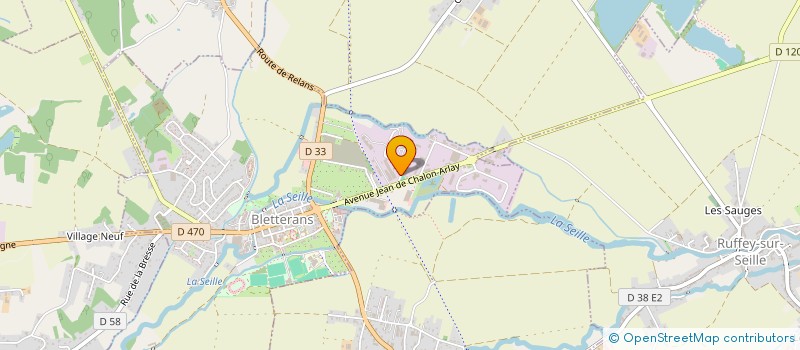 localisation de l'entreprise RISIM  BLETTERANS