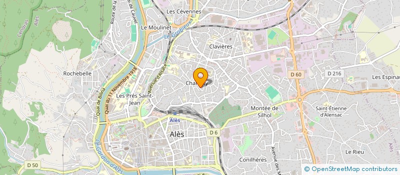 localisation de l'entreprise RISING MOON  ALES