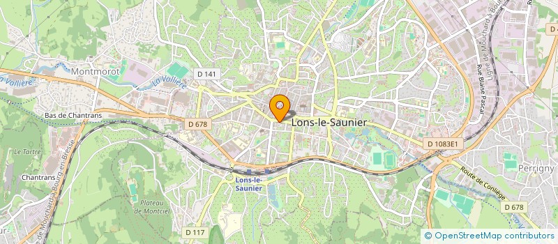localisation de l'entreprise RISING SUN  LONS-LE-SAUNIER