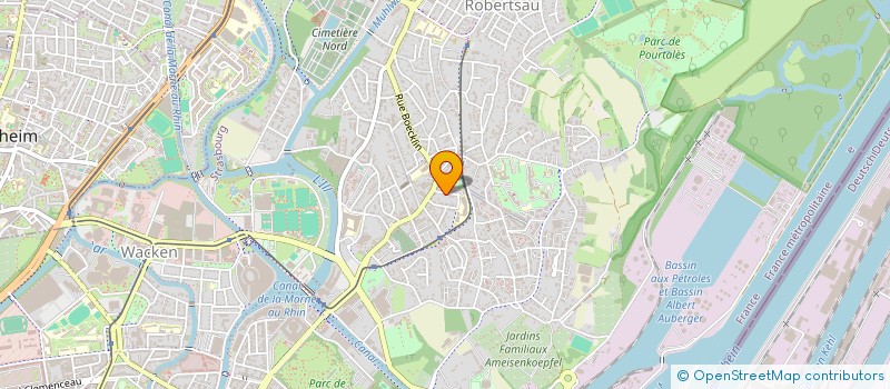 localisation de l'entreprise RISING SUNS  STRASBOURG