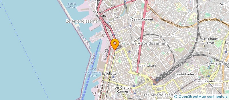 localisation de l'entreprise RISINGSUD à MARSEILLE