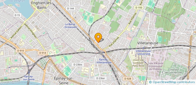 localisation de l'entreprise RISKFRAME à DEUIL-LA-BARRE