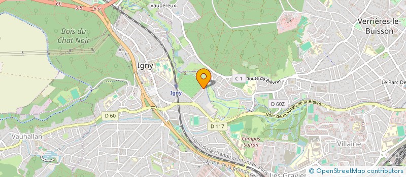 localisation de l'entreprise RISKWISE à IGNY
